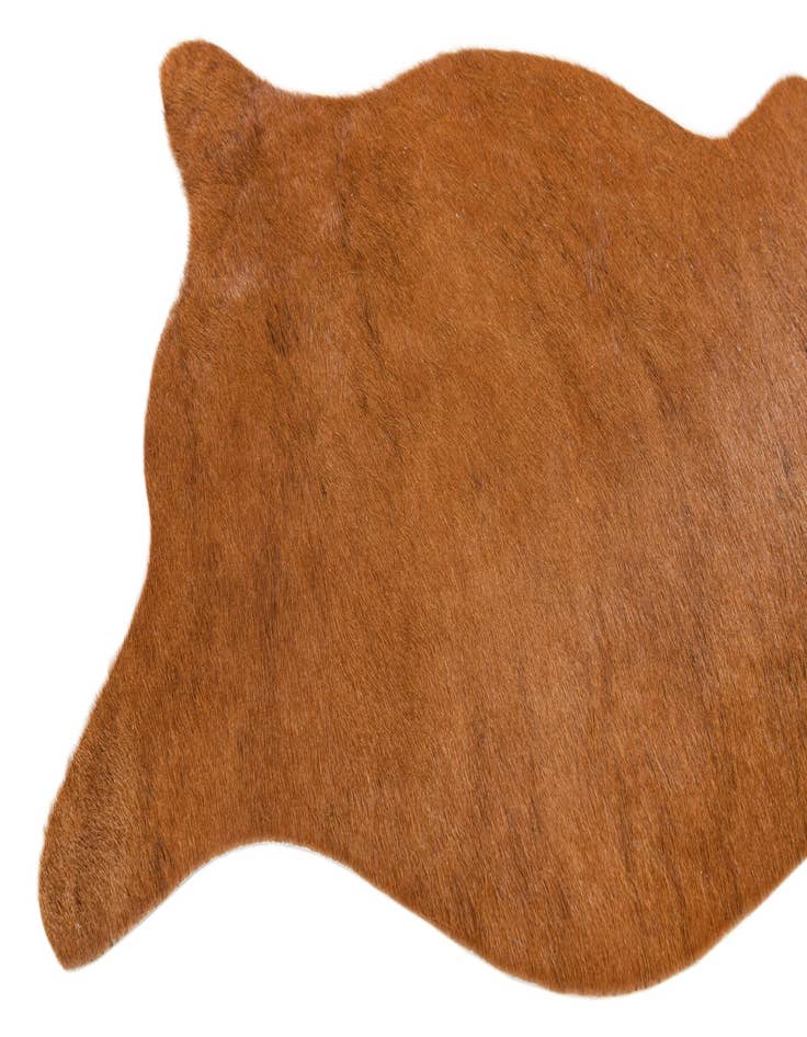 Detail image of  1' 7 x 2' 5 Cowhide Leather Rug