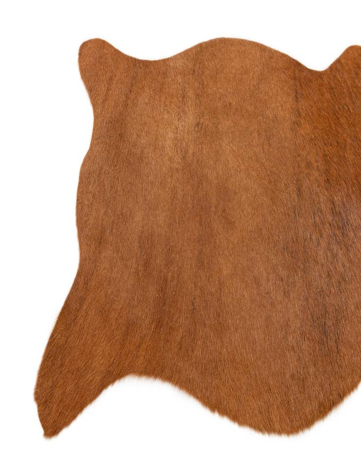 Detail image of  1' 7 x 2' 5 Cowhide Leather Rug