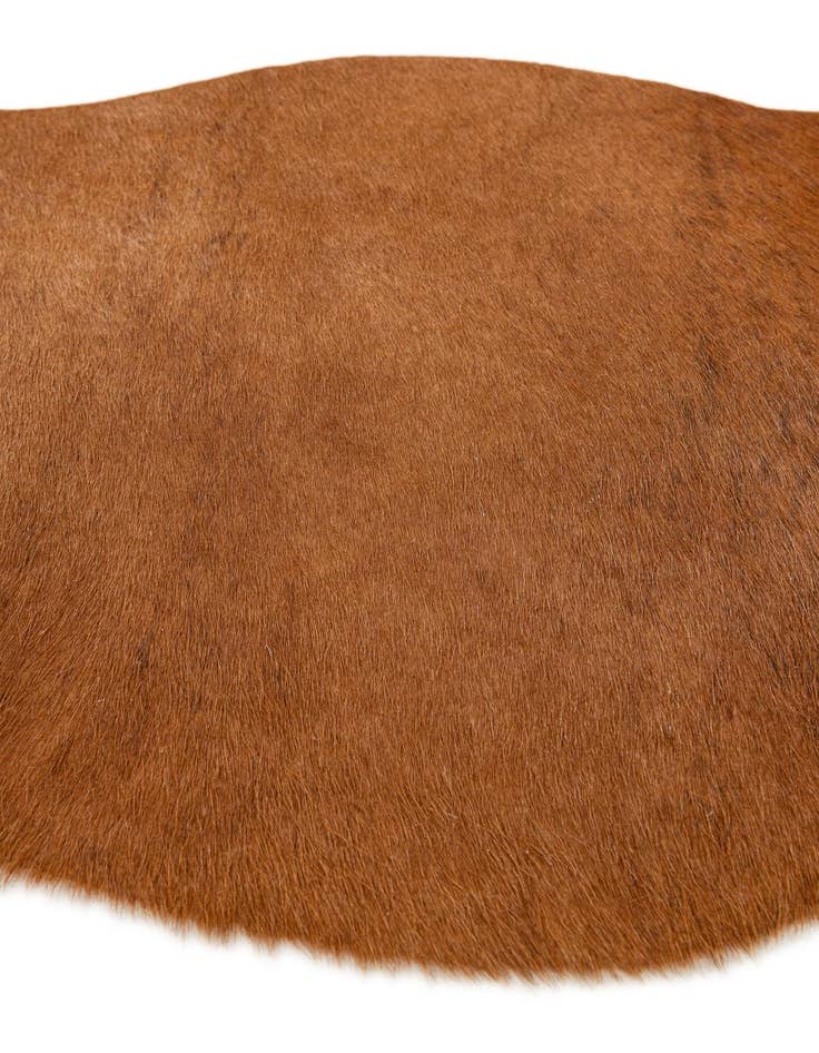 Detail image of  1' 7 x 2' 5 Cowhide Leather Rug