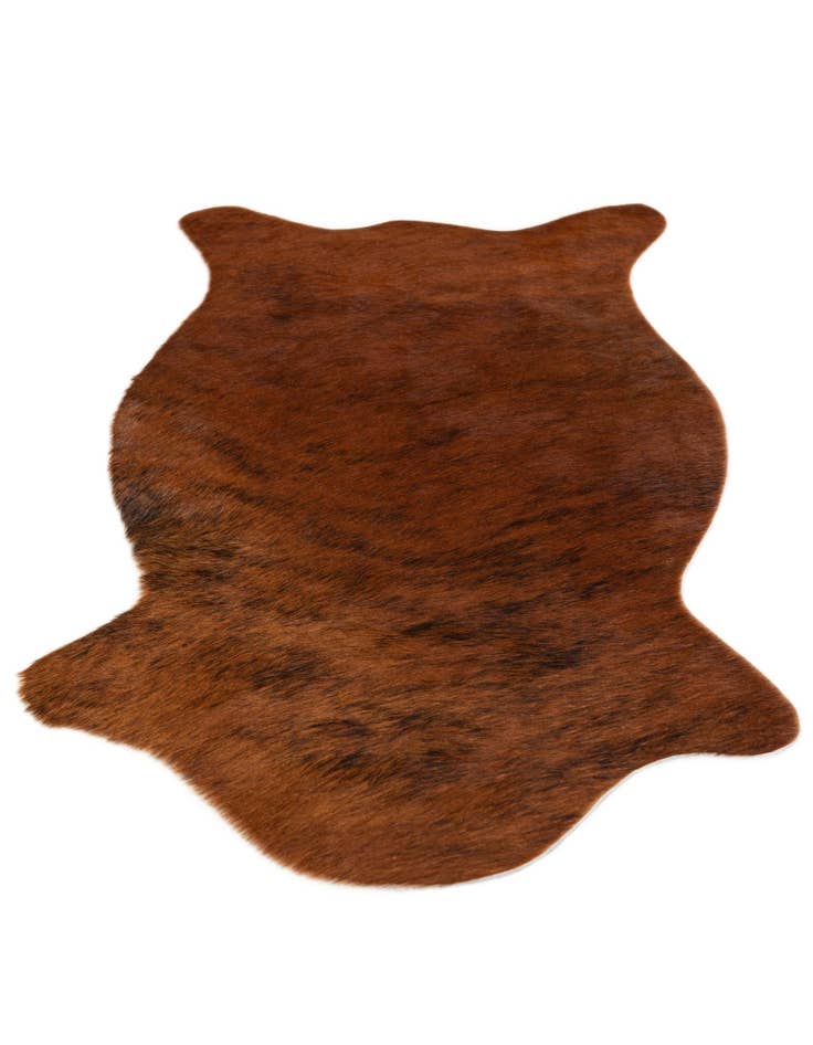 Detail image of  1' 8 x 2' 6 Cowhide Leather Rug