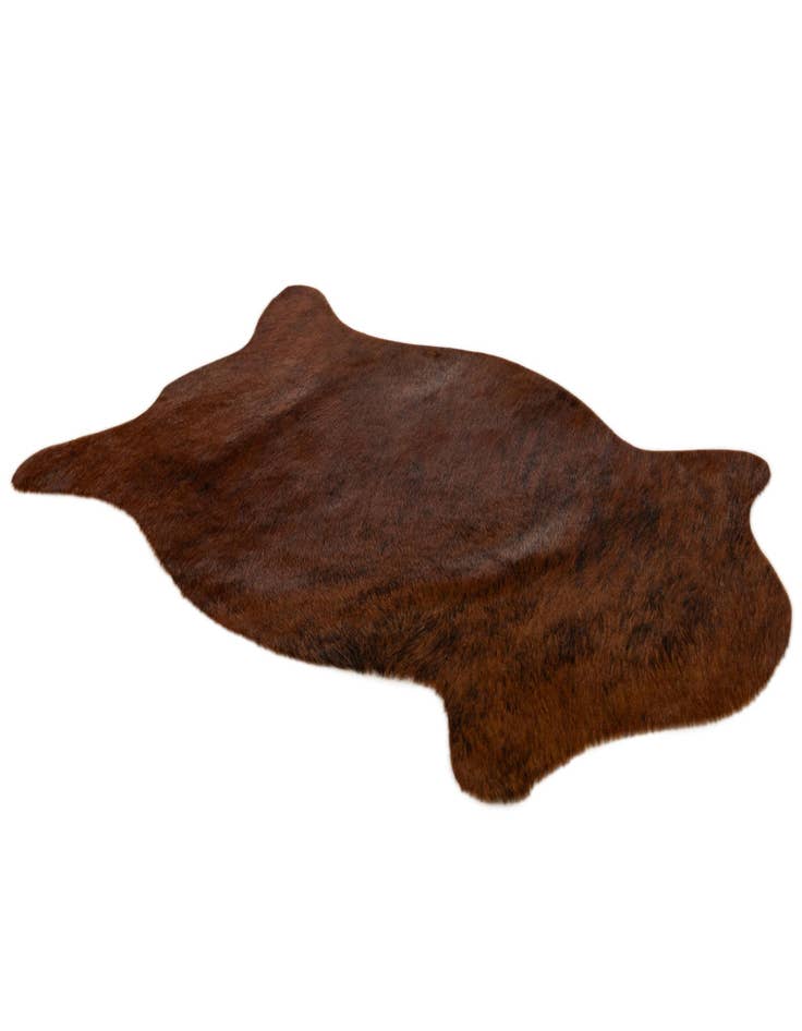 Detail image of  1' 8 x 2' 6 Cowhide Leather Rug