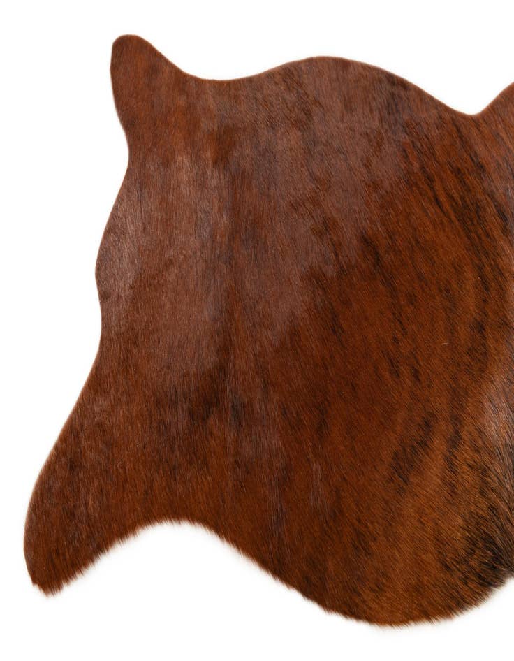 Detail image of  1' 8 x 2' 6 Cowhide Leather Rug