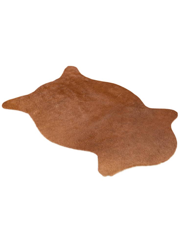 Detail image of  1' 8 x 2' 7 Cowhide Leather Rug