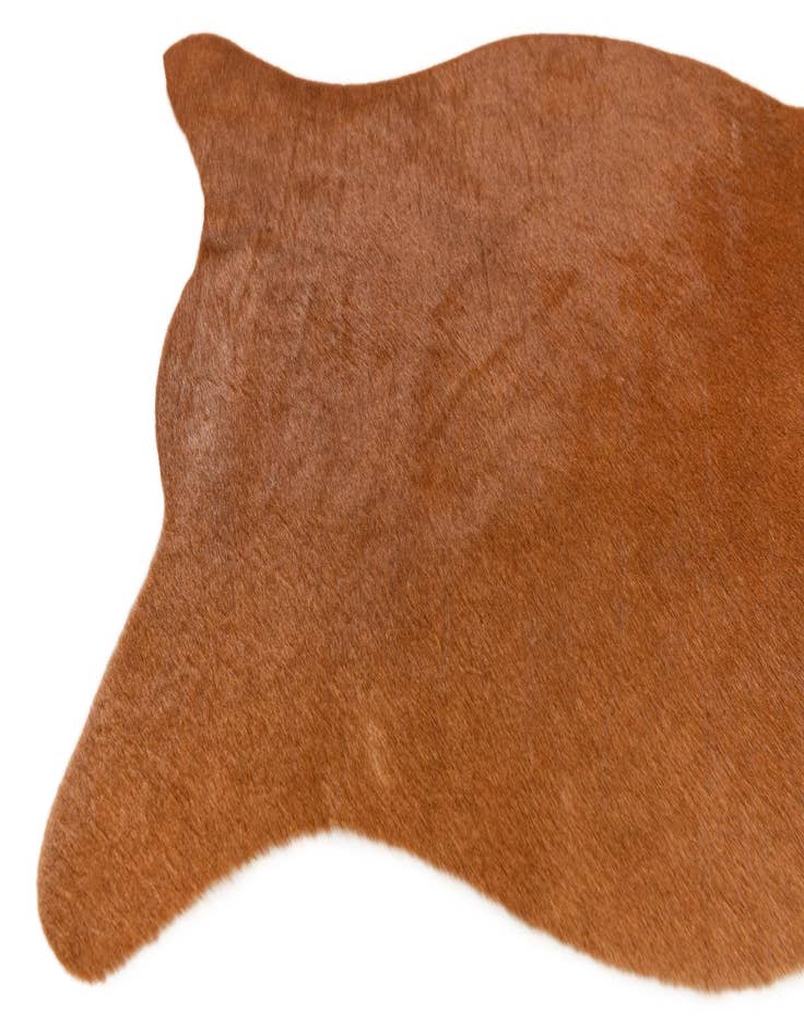 Detail image of  1' 8 x 2' 7 Cowhide Leather Rug