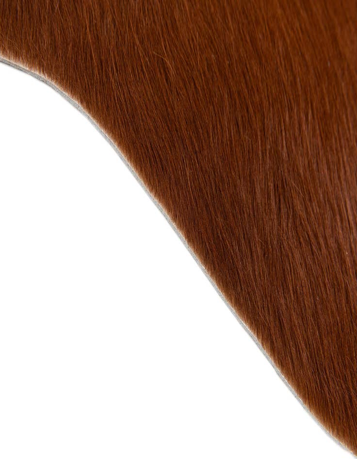 Detail image of  1' 8 x 2' 7 Cowhide Leather Rug