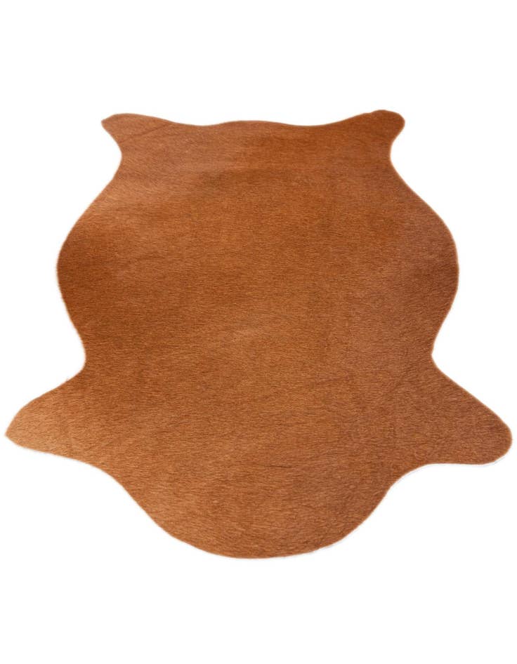 Detail image of  1' 8 x 2' 7 Cowhide Leather Rug