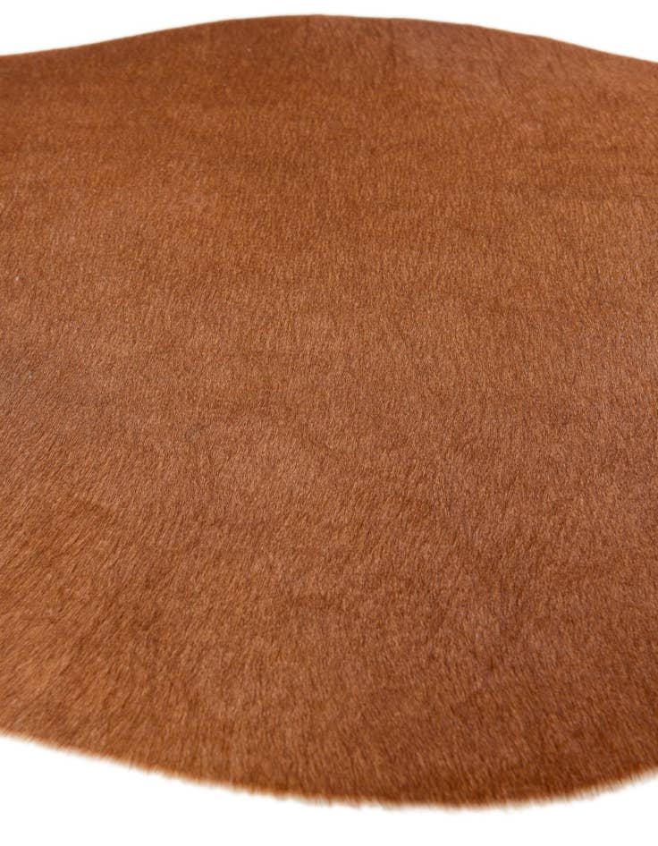 Detail image of  1' 8 x 2' 7 Cowhide Leather Rug
