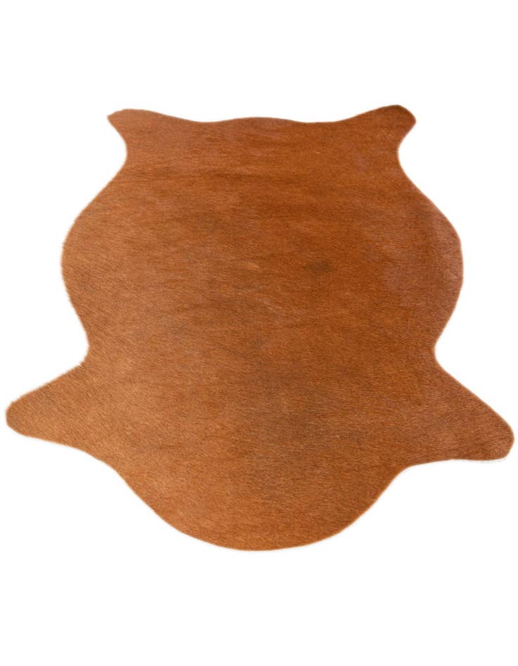 Detail image of  1' 8 x 2' 7 Cowhide Leather Rug