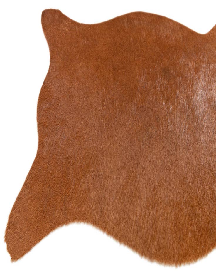 Detail image of  1' 8 x 2' 7 Cowhide Leather Rug