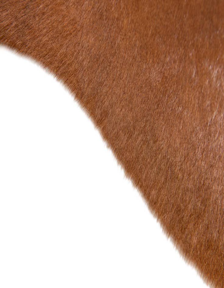 Detail image of  1' 8 x 2' 7 Cowhide Leather Rug