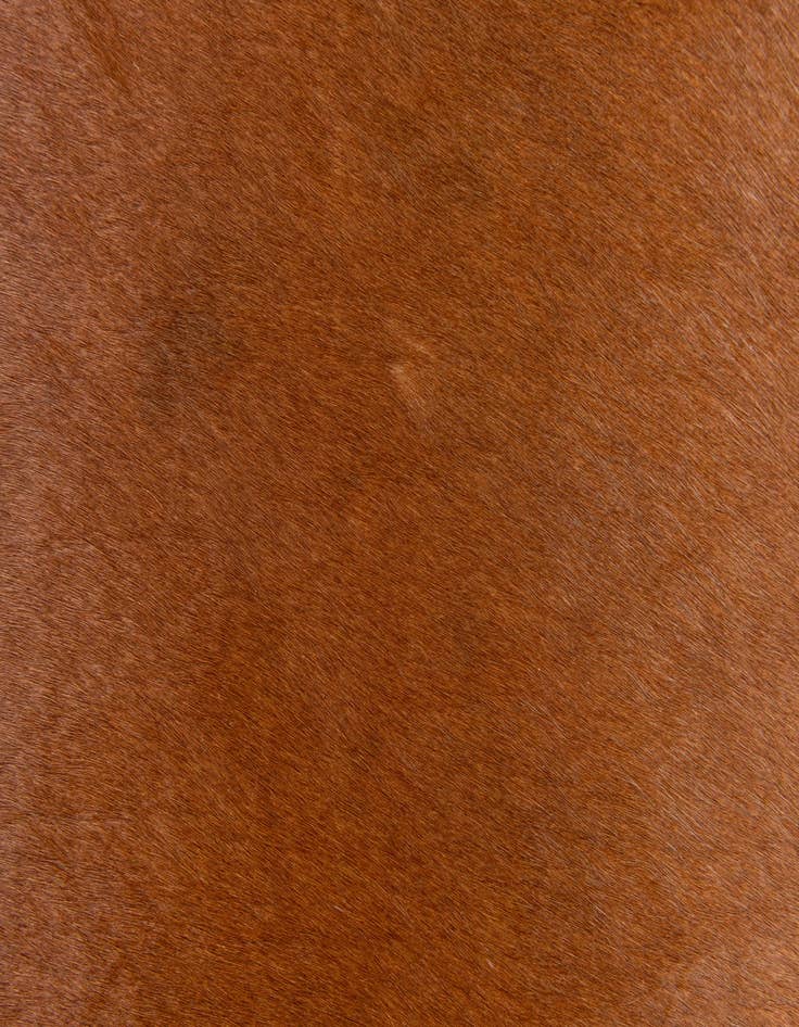 Detail image of  1' 8 x 2' 7 Cowhide Leather Rug