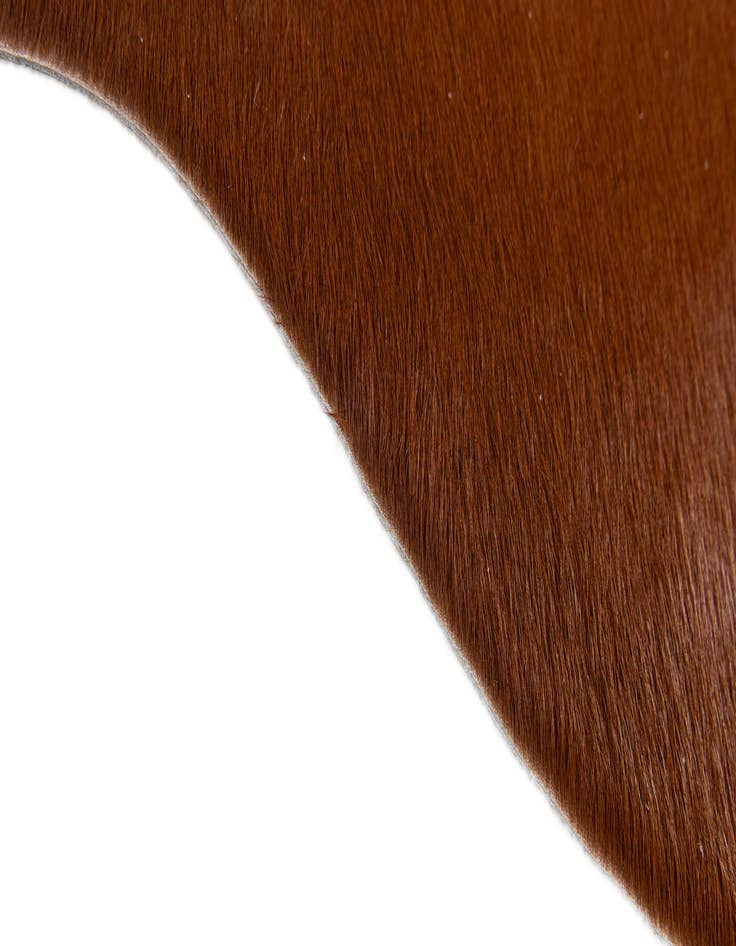 Detail image of  1' 8 x 2' 7 Cowhide Leather Rug