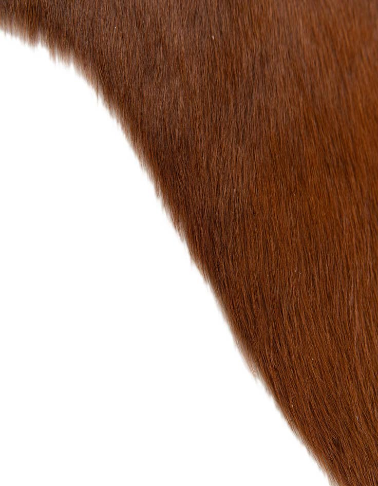 Detail image of  1' 8 x 2' 7 Cowhide Leather Rug