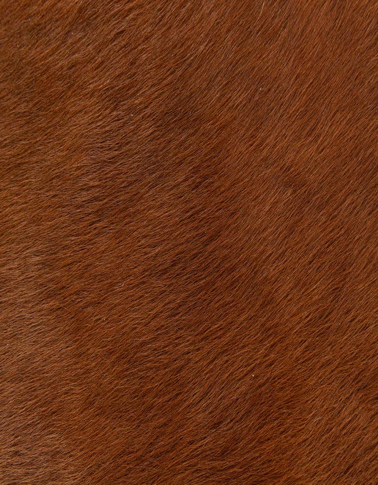 Detail image of  1' 8 x 2' 7 Cowhide Leather Rug