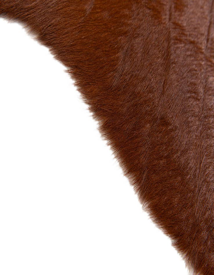 Detail image of  1' 8 x 2' 7 Cowhide Leather Rug