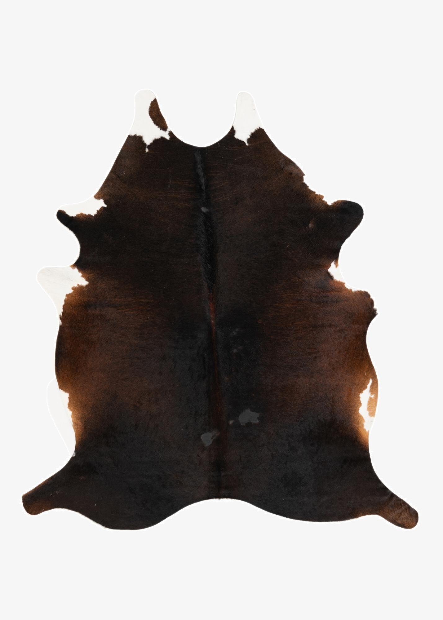  6' 5 x 7' 1 Cowhide Leather Rug