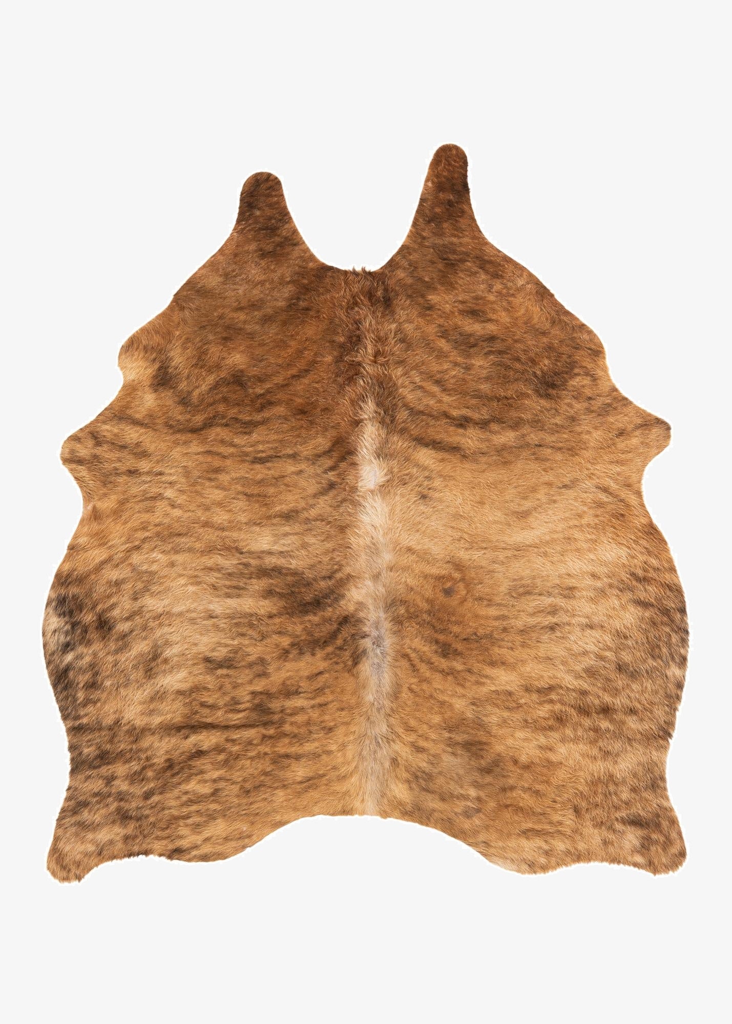  4' 8 x 5' 4 Cowhide Leather Rug