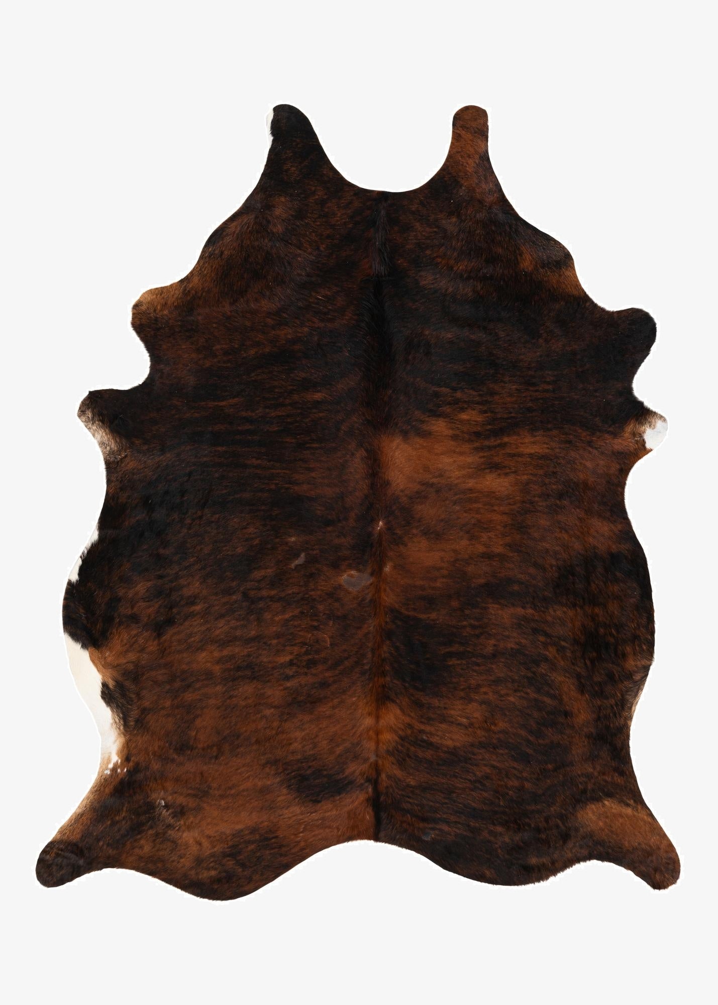  6' x 7' 4 Cowhide Leather Rug