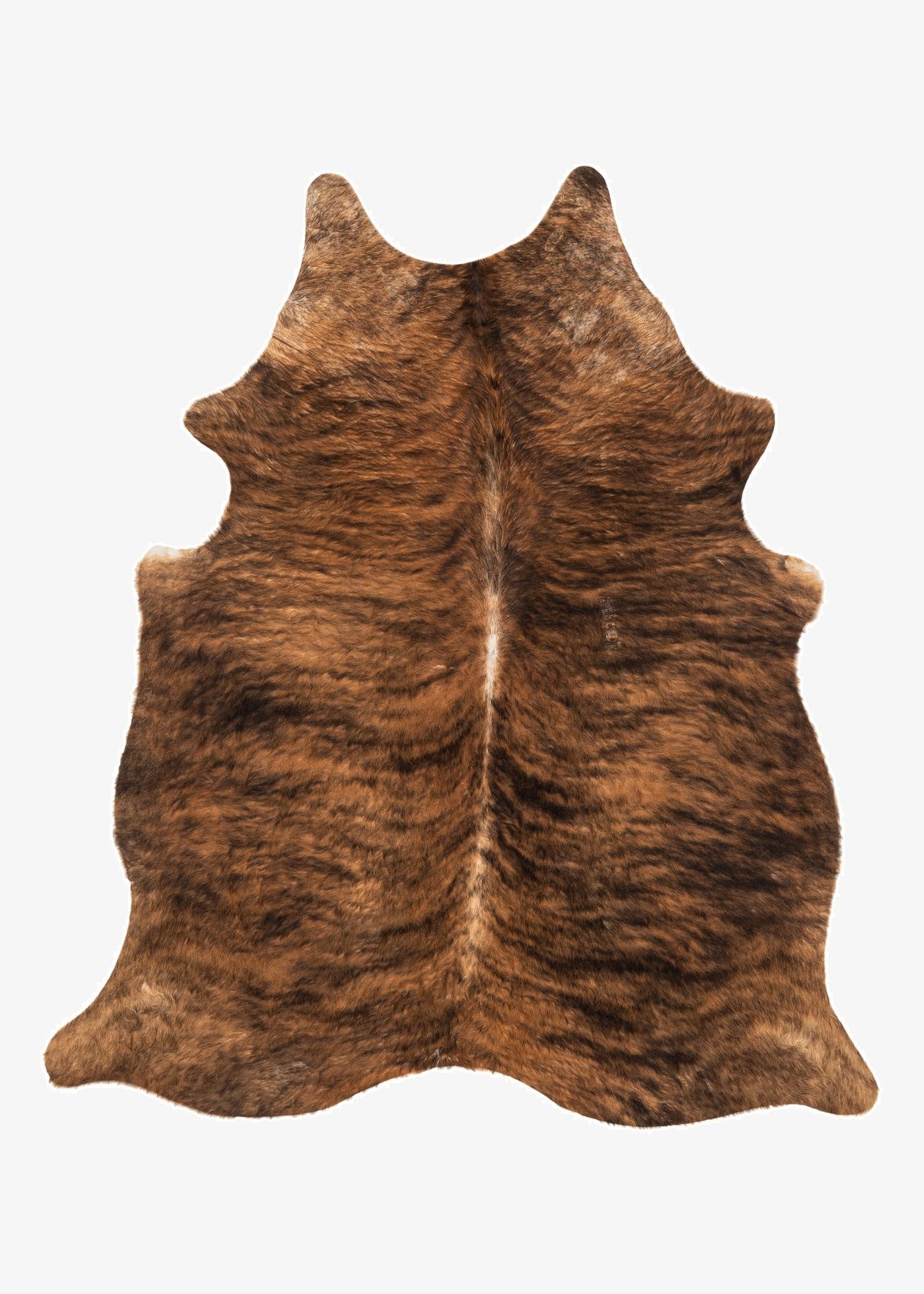  5' 3 x 6' 2 Cowhide Leather Rug
