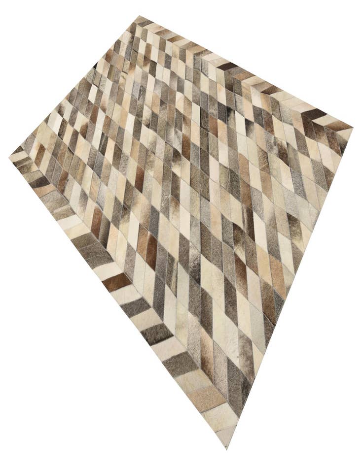 Detail image of  4' 9 x 6' 10 Cowhide Rug