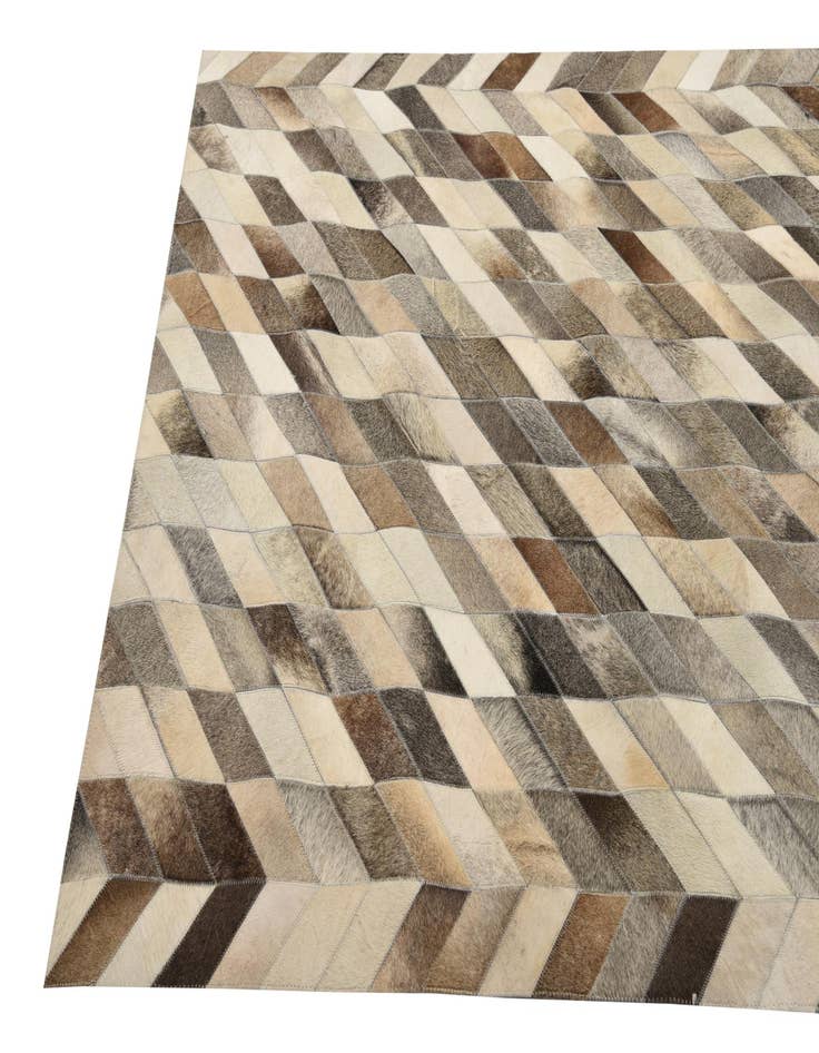 Detail image of  4' 9 x 6' 10 Cowhide Rug