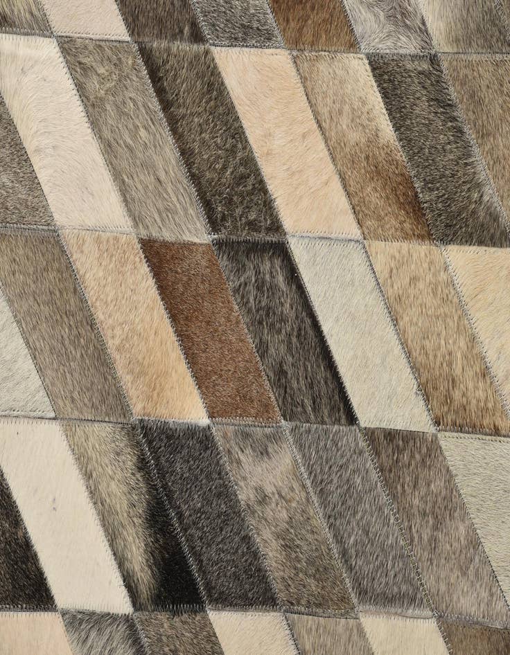 Detail image of  4' 9 x 6' 10 Cowhide Rug