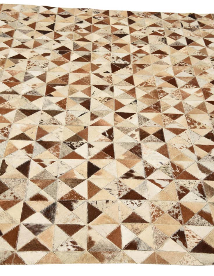 Detail image of  5' 4 x 7' 7 Cowhide Rug