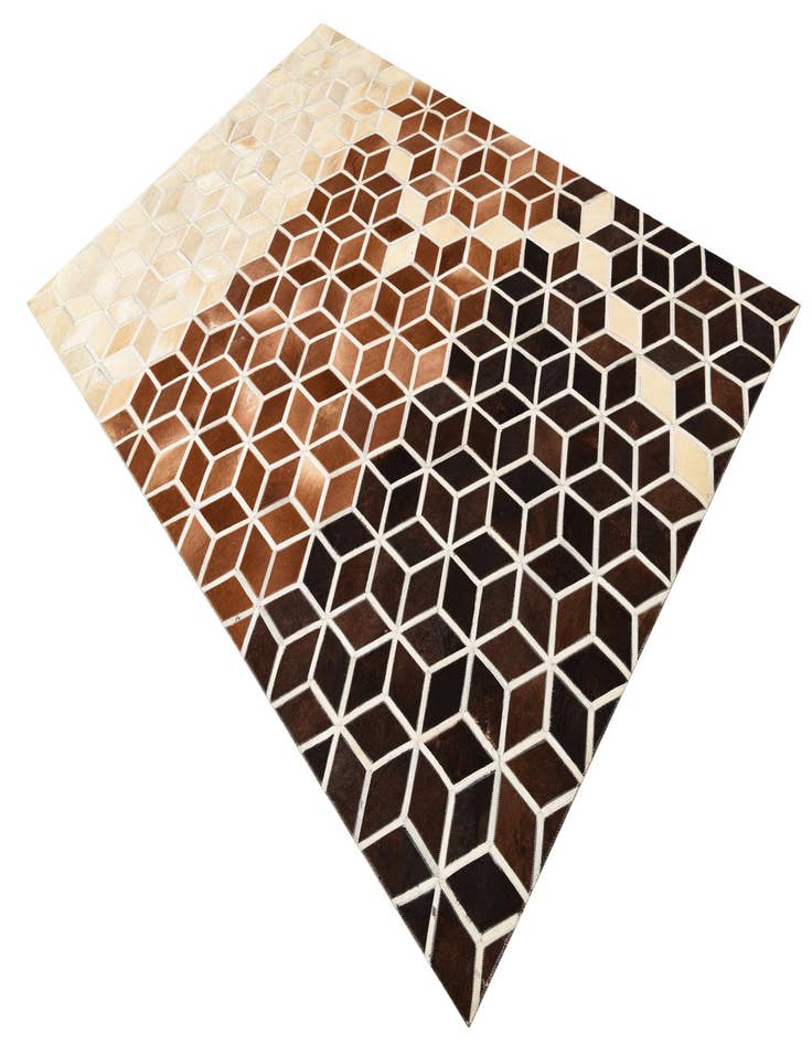 Detail image of  5' 2 x 7' 10 Cowhide Rug