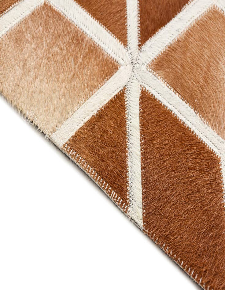 Detail image of  5' 2 x 7' 10 Cowhide Rug