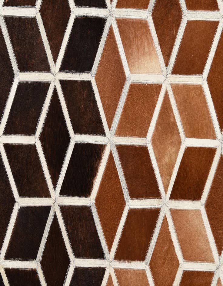 Detail image of  5' 2 x 7' 10 Cowhide Rug