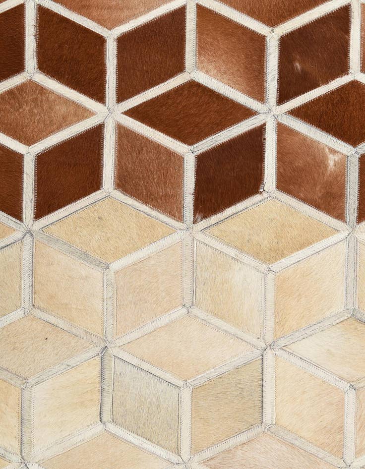 Detail image of  5' 2 x 7' 10 Cowhide Rug