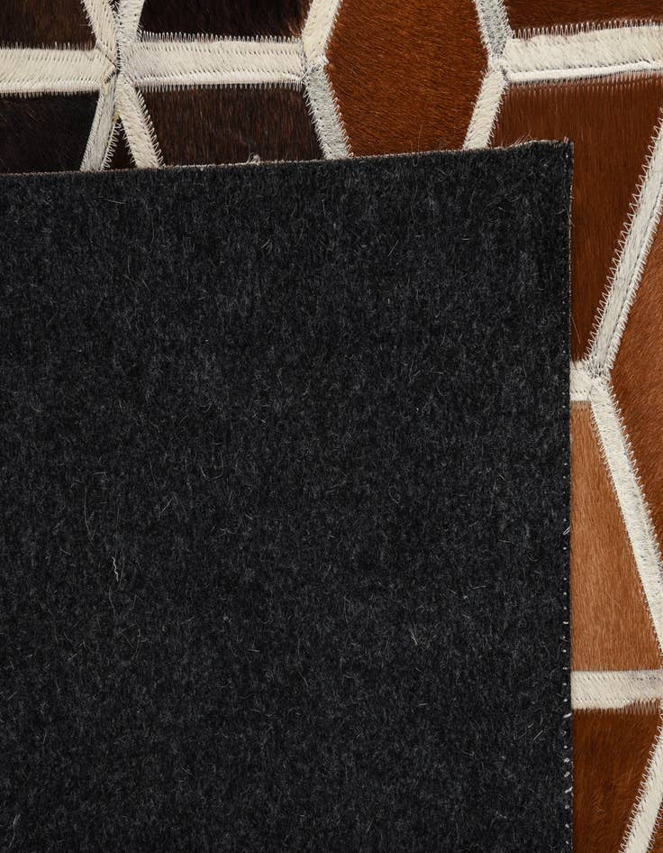 Detail image of  5' 2 x 7' 10 Cowhide Rug