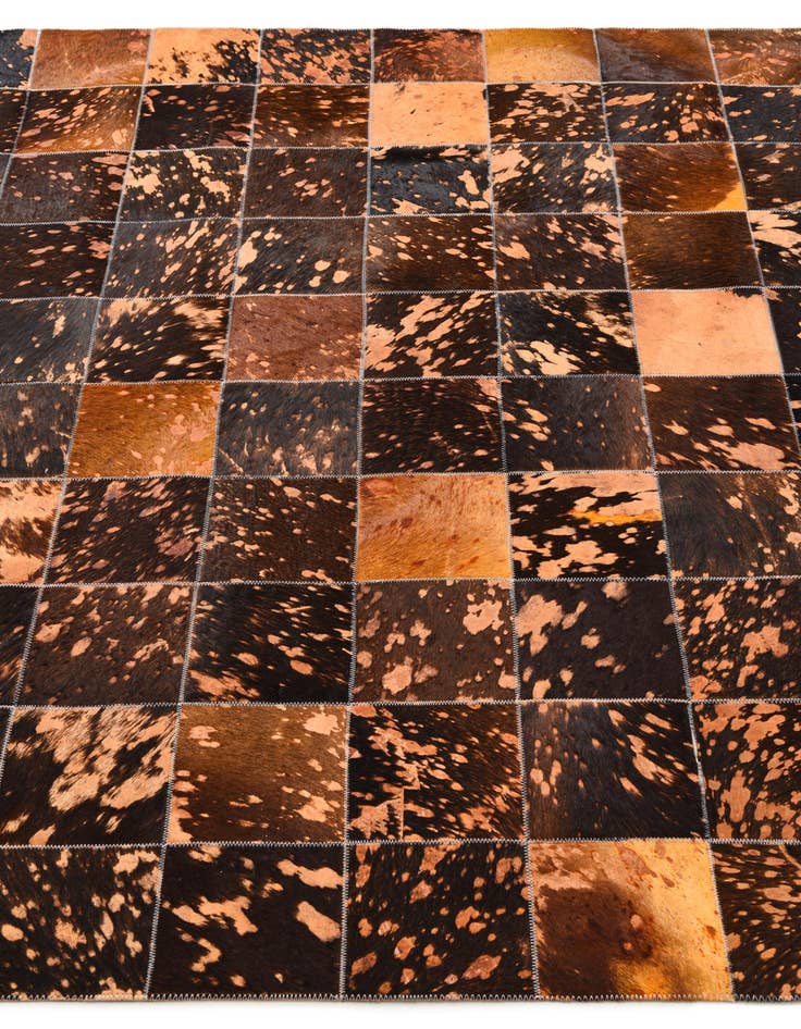 Detail image of  4' 10 x 7' 9 Cowhide Rug