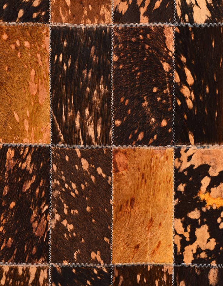 Detail image of  4' 10 x 7' 9 Cowhide Rug