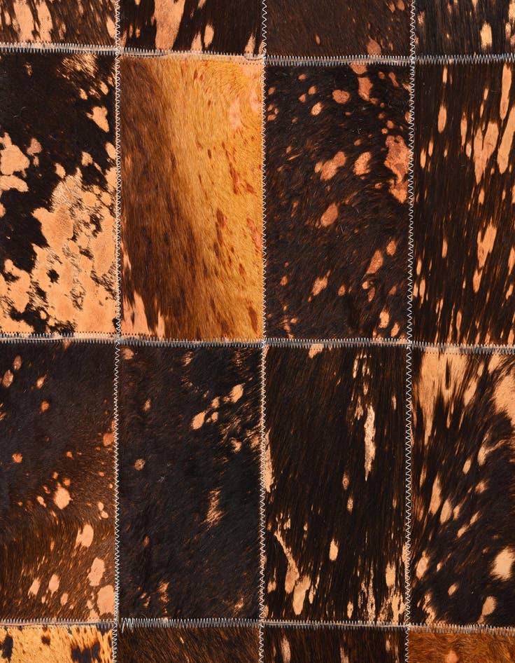 Detail image of  4' 10 x 7' 9 Cowhide Rug