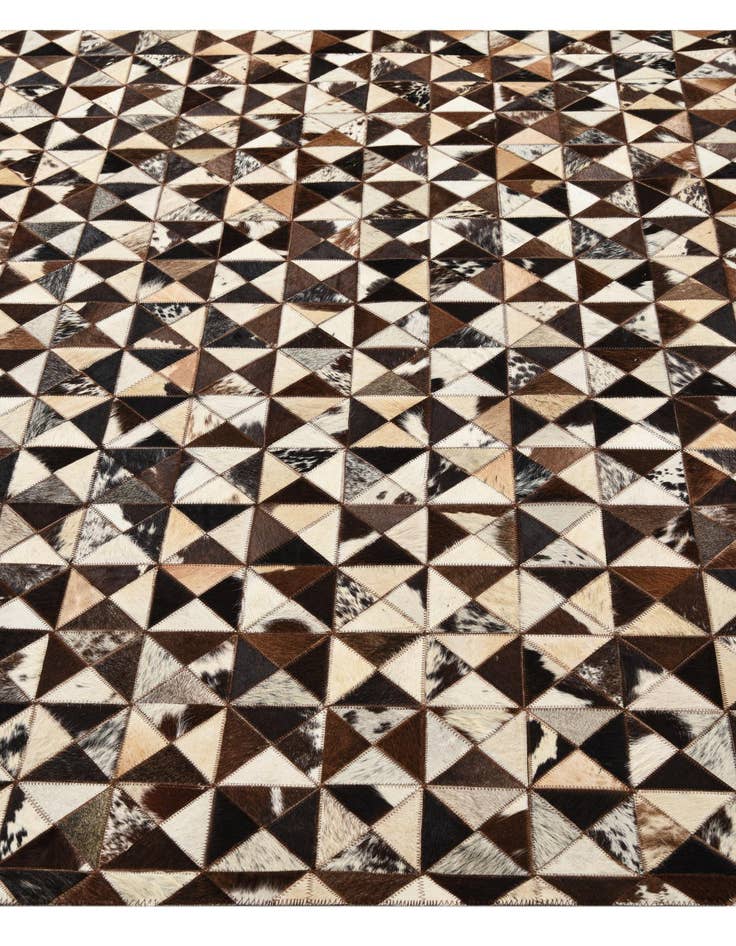 Detail image of  5' 4 x 7' 7 Cowhide Rug