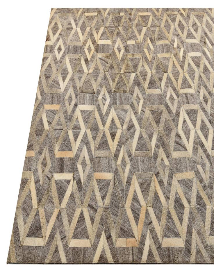 Detail image of  5' 1 x 7' 10 Cowhide Rug