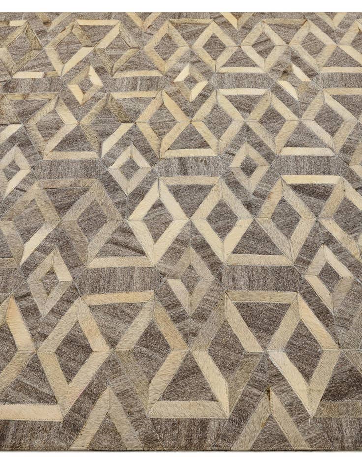 Detail image of  5' 1 x 7' 10 Cowhide Rug