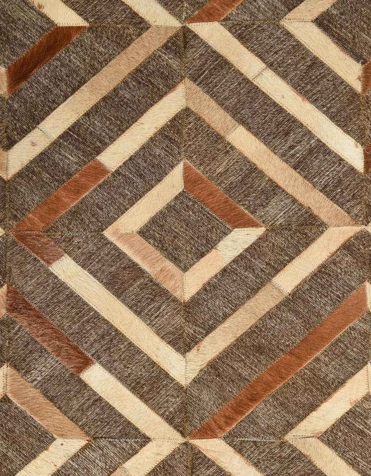 Detail image of  4' 10 x 7' 9 Cowhide Rug