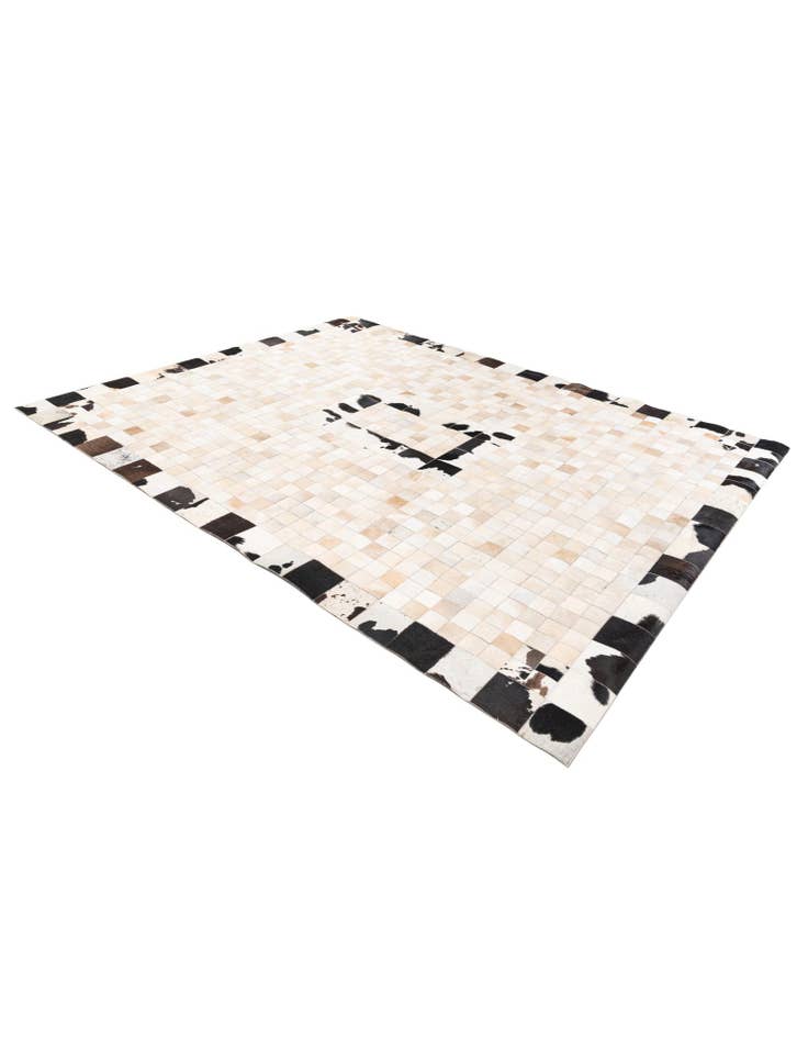 Detail image of  8' x 9' 10 Cowhide Stocks Rug