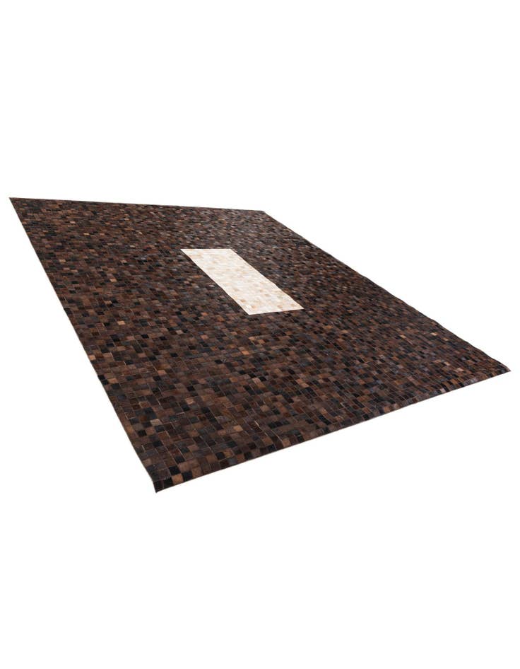 Detail image of  8' 2 x 10' Cowhide Stocks Rug