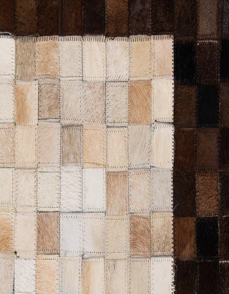 Detail image of  8' 2 x 10' Cowhide Stocks Rug