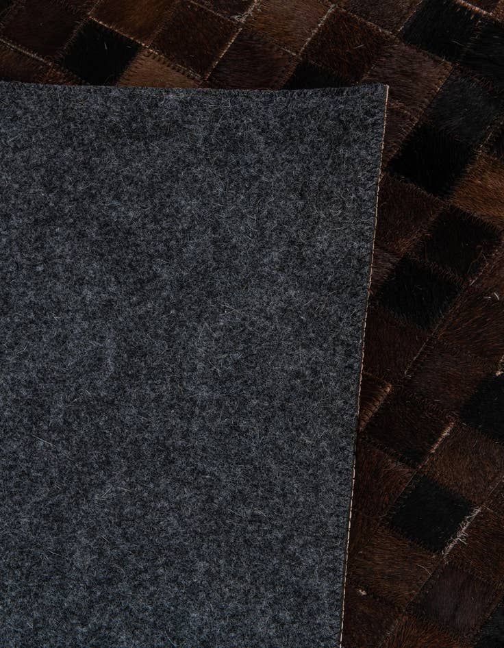 Detail image of  8' 2 x 10' Cowhide Stocks Rug