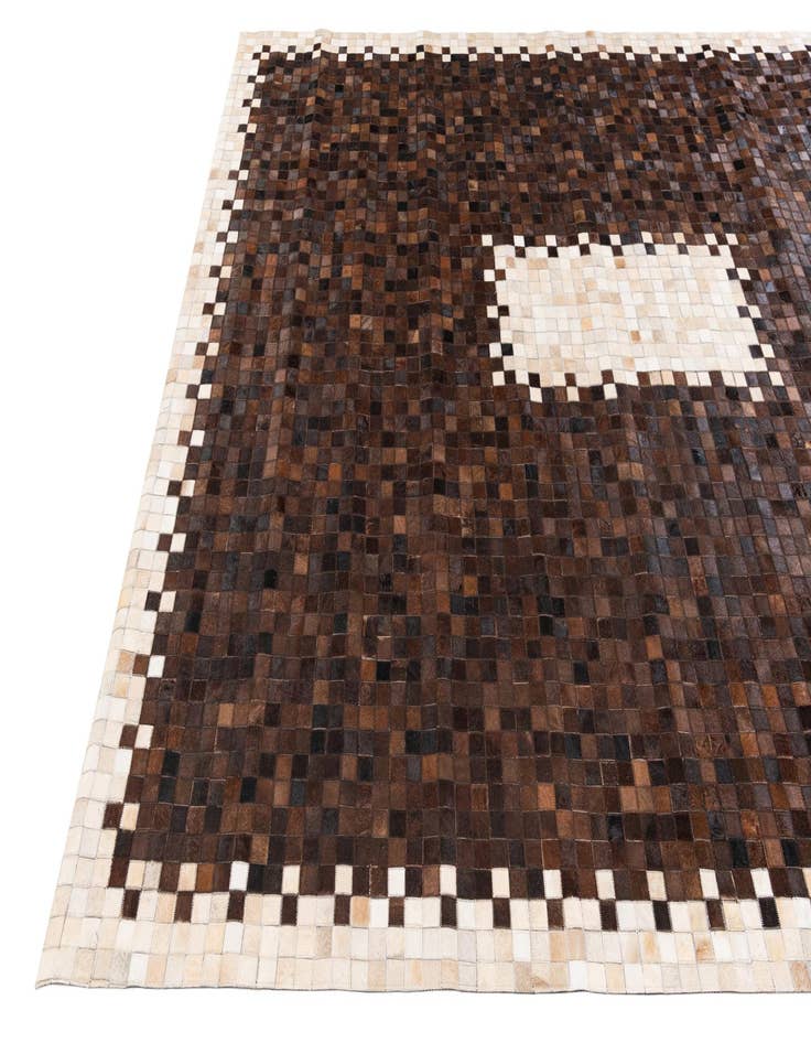 Detail image of  8' x 9' 9 Cowhide Stocks Rug