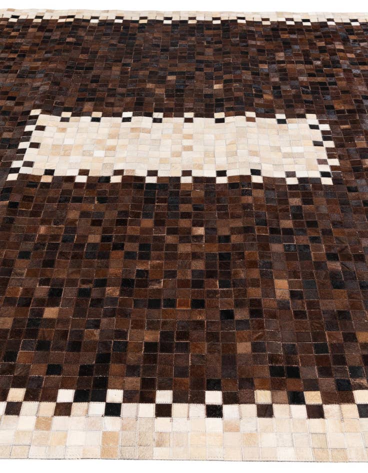 Detail image of  8' x 10' Cowhide Stocks Rug
