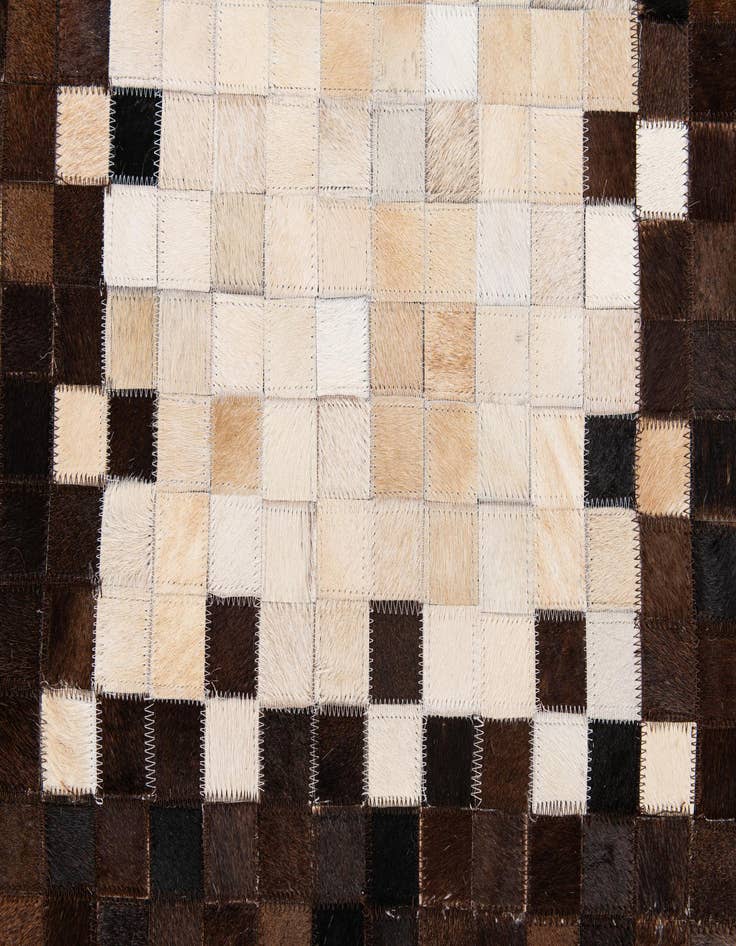 Detail image of  8' x 10' Cowhide Stocks Rug