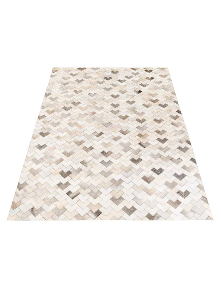 Detail image of  6' x 8' 11 Cowhide Stocks Rug