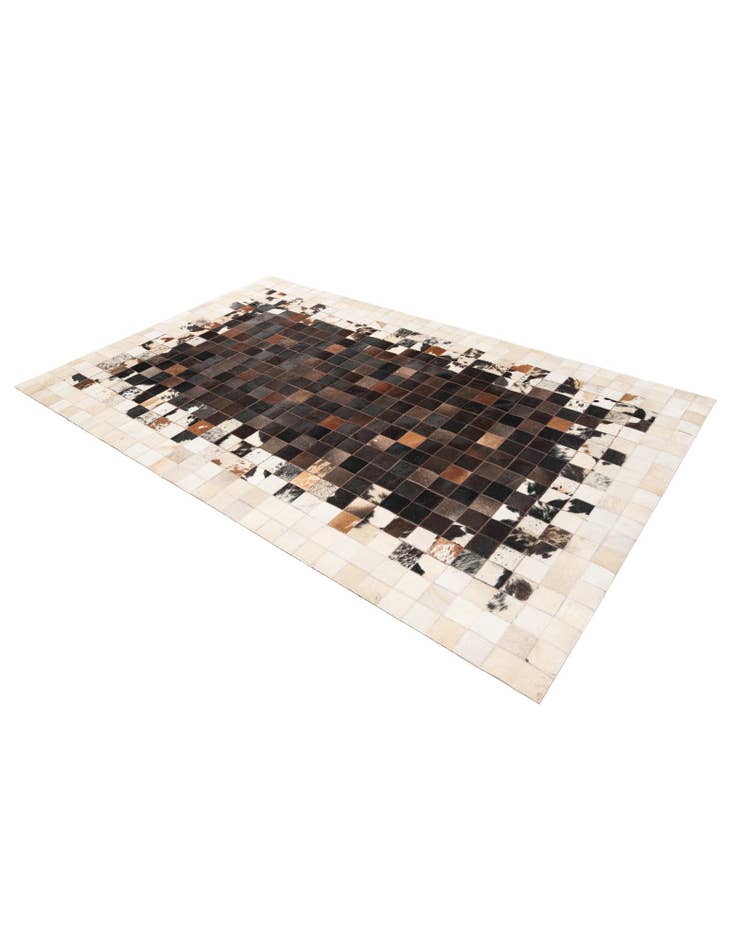Detail image of  5' x 7' 11 Cowhide Stocks Rug