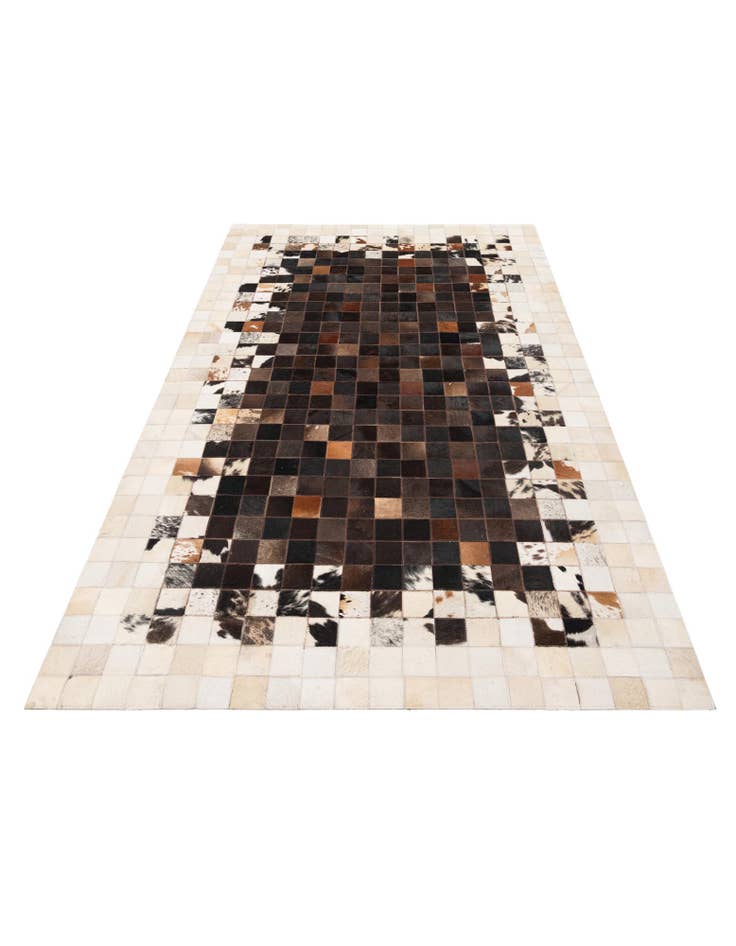 Detail image of  5' x 7' 11 Cowhide Stocks Rug