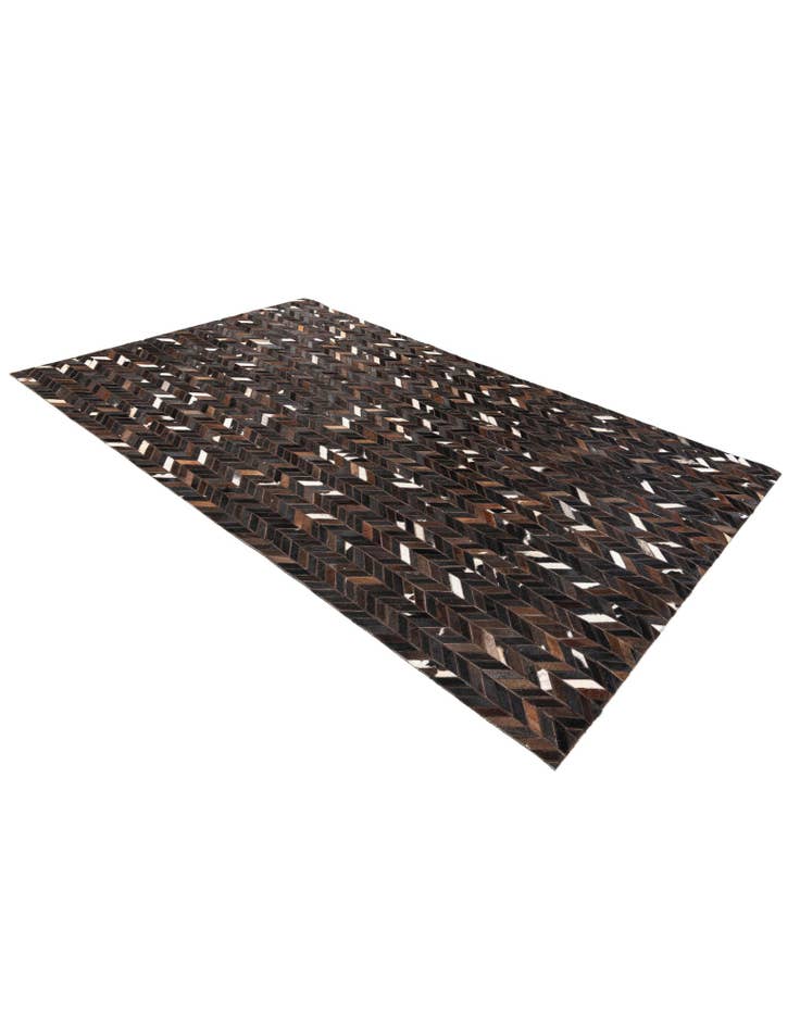 Detail image of  5' x 8' Cowhide Stocks Rug